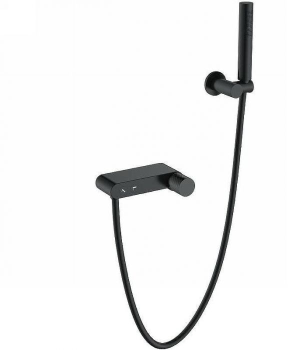 Смеситель для ванны Boheme Stick 123-BB Черный матовый