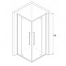 Душевой уголок RGW Stilvoll SV-33 90х90 06323399-11 профиль Хром стекло прозрачное Душевой уголок RGW Stilvoll SV-33 90х90 06323399-11 профиль Хром стекло прозрачное