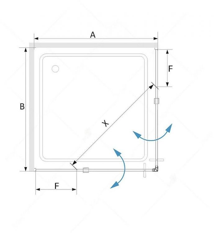 Душевой уголок RGW Stilvoll SV-33 90х90 06323399-11 профиль Хром стекло прозрачное Душевой уголок RGW Stilvoll SV-33 90х90 06323399-11 профиль Хром стекло прозрачное
