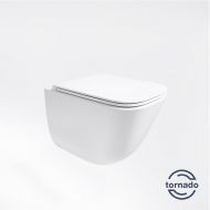 Унитаз Vincea Demi Tornado VT1-55T подвесной цвет Белый с сиденьем Микролифт