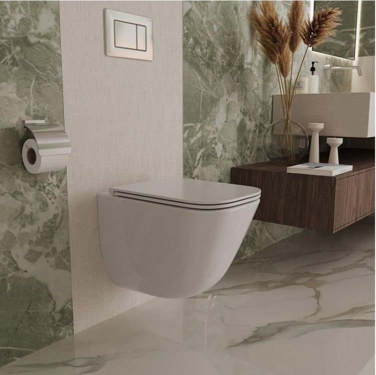 Унитаз Vincea Demi Tornado VT1-55T подвесной цвет Белый с сиденьем Микролифт