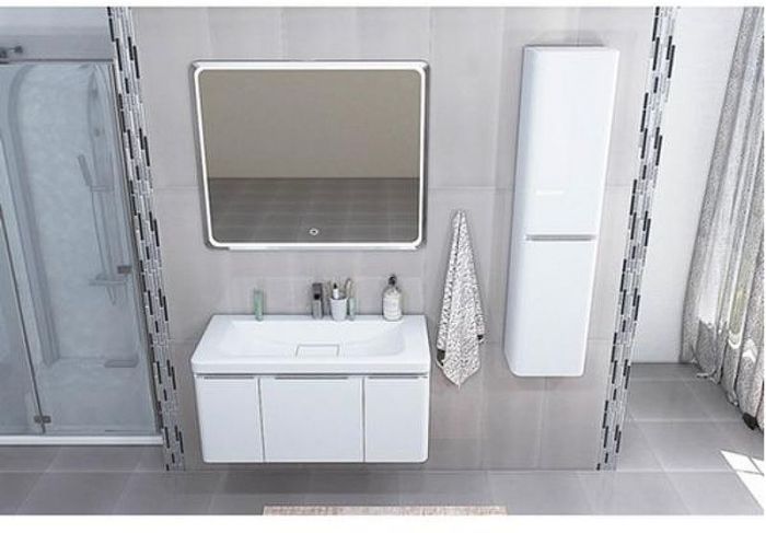 Зеркало Aquaton Шерилл 85 1A210302SH010 с подсветкой с сенсорным выключателем с антизапотеванием