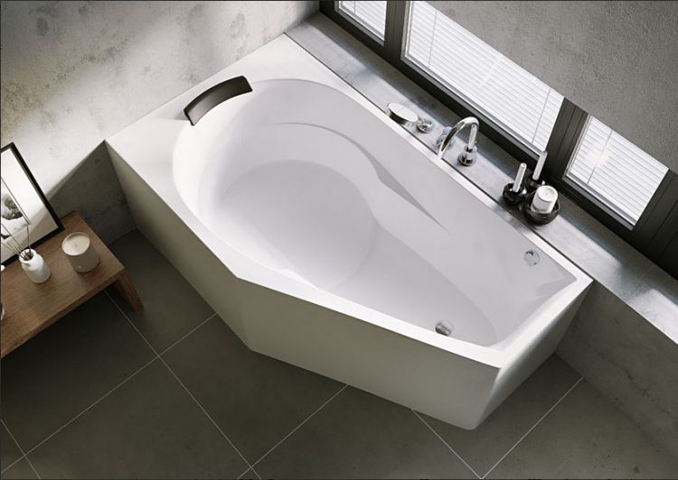 Акриловая ванна RIHO Yukon Plug&Play 160x90, правая, BD7400500000000 Акриловая ванна RIHO Yukon Plug&Play 160x90, правая, BD7400500000000