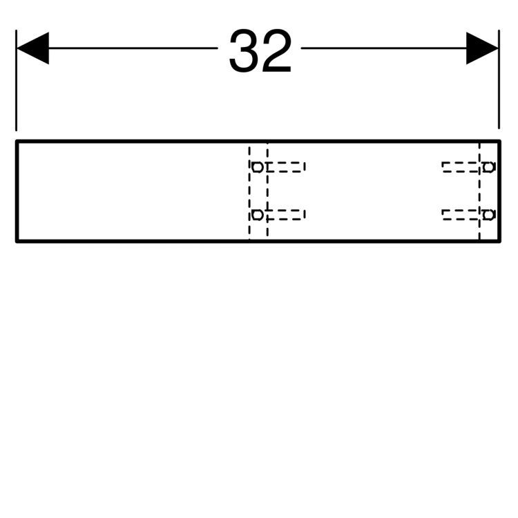 Разделительная перегородка Geberit для ящика, 323 х 68 х 230 мм, светло-серая Разделительная перегородка Geberit для ящика, 323 х 68 х 230 мм, светло-серая
