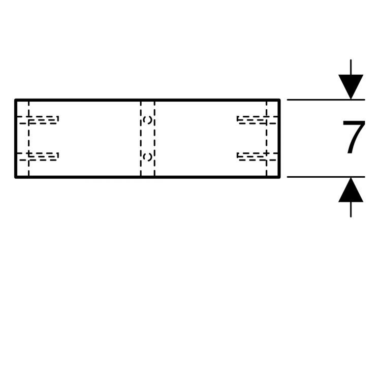 Разделительная перегородка Geberit для ящика, 323 х 68 х 230 мм, светло-серая Разделительная перегородка Geberit для ящика, 323 х 68 х 230 мм, светло-серая