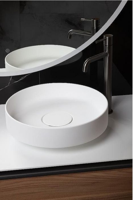 Раковина-чаша Boheme Corian 40 801-MW Белая матовая