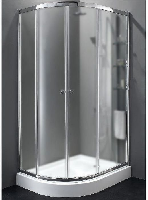 Душевой уголок Cezares Anima 120x100 R ANIMA-W-RH-2-120/100-P-Cr-R профиль Хром стекло рифленое