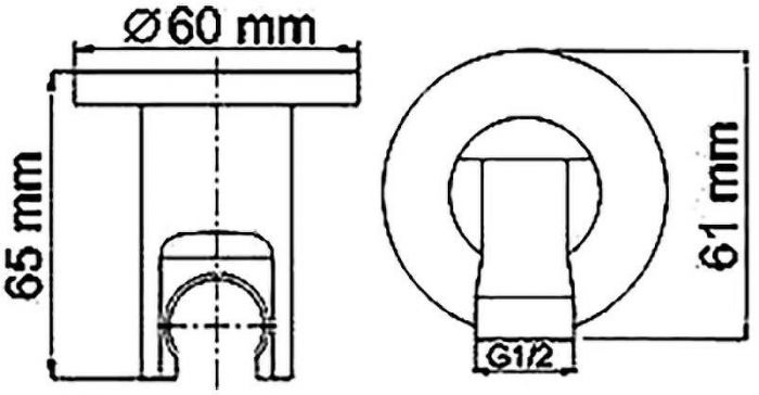 Гигиенический душ со смесителем WasserKRAFT Aller A010656WHITE Хром