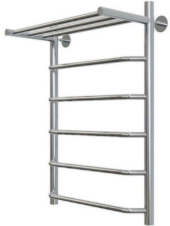 Водяной полотенцесушитель Aringa Римини 80x50 AR03024CH с полкой Хром