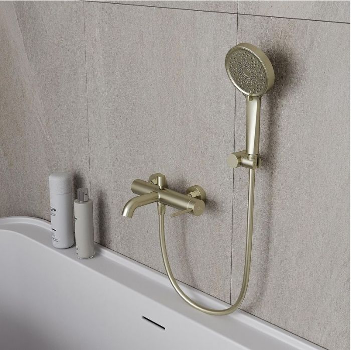 Смеситель для ванны Oliveeka Y OL-639017-BN цвет Никель матовый