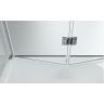 Душевой уголок BelBagno Albano 80х90 ALBANO-ASH-1-80/90-C-Cr профиль Хром стекло прозрачное