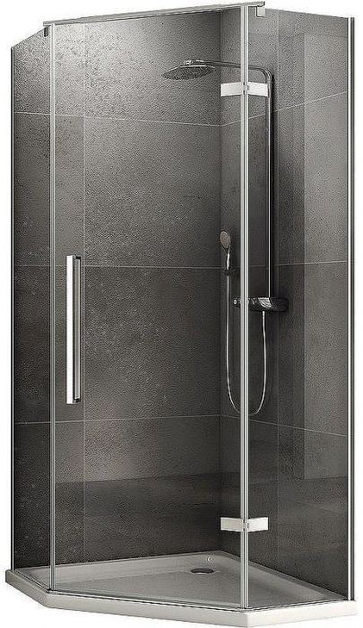 Душевой уголок Abber Ewiges Wasser 90х90 AG05090 профиль Хром стекло прозрачное