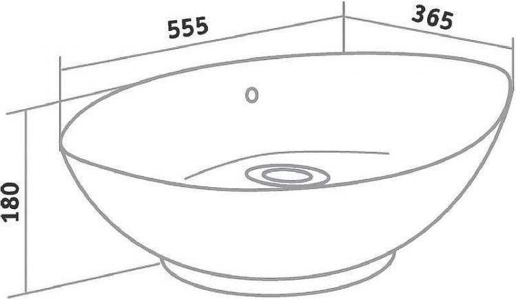 Раковина-чаша СанТа Гамма 56 Белая