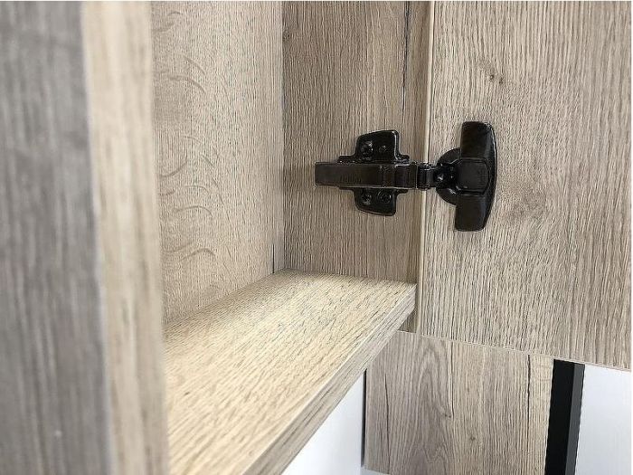 Зеркало со шкафом Comforty Бонн 90 00-00001951 Дуб дымчатый
