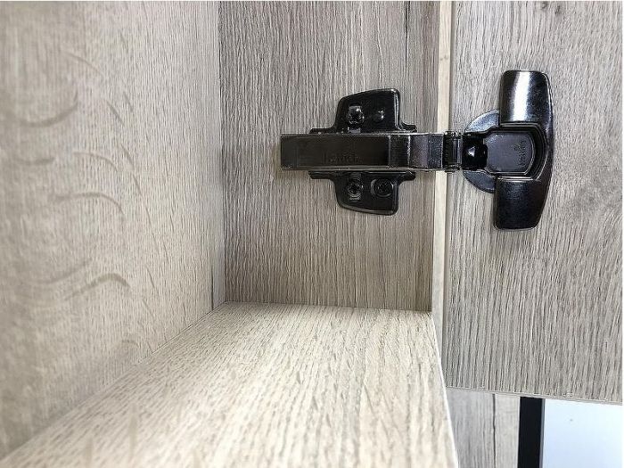 Зеркало со шкафом Comforty Бонн 90 00-00001951 Дуб дымчатый