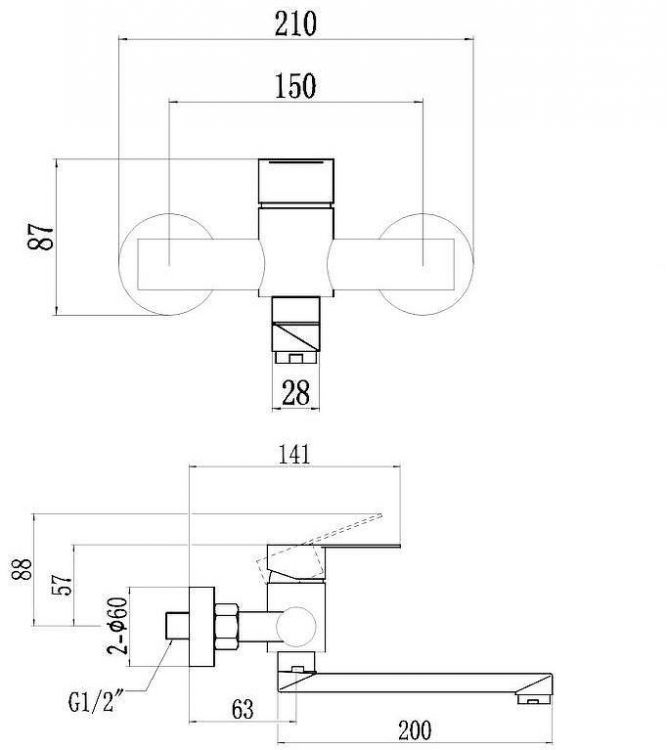 Смеситель для кухни Fmark FS8207H цвет Черный Смеситель для кухни Fmark FS8207H цвет Черный