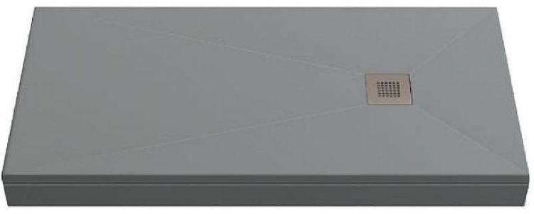 Душевой поддон из искусственного камня Creto Ares 100x70 1-0004 Серый Душевой поддон из искусственного камня Creto Ares 100x70 1-0004 Серый