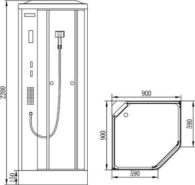 Душевая кабина Orans EW-111 Душевая кабина Orans EW-111