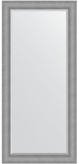 Зеркало Evoform Exclusive 167х77 BY 3942 с фацетом в багетной раме - Серебряная кольчуга 88