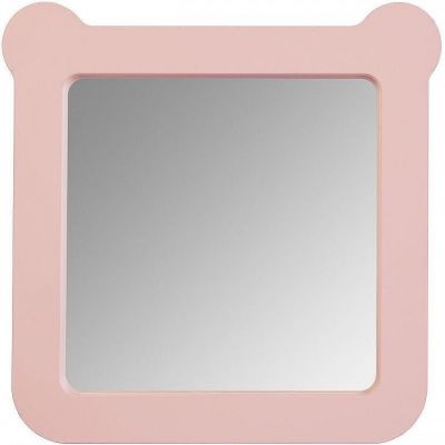 Зеркало Aquaton Каспер Мишка 51 1A283402CR1E0 Розовое матовое
