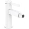 Hansgrohe Finoris Смеситель для биде, на 1 отв., с донным клапаном, цвет: белый матовый