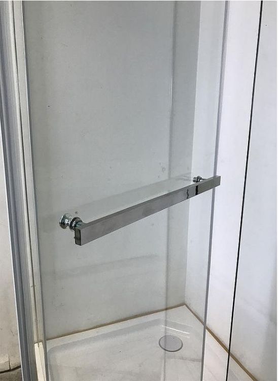 Душевой уголок Ceruttispa Chika ZP91T 90x90 профиль Хром стекло прозрачное