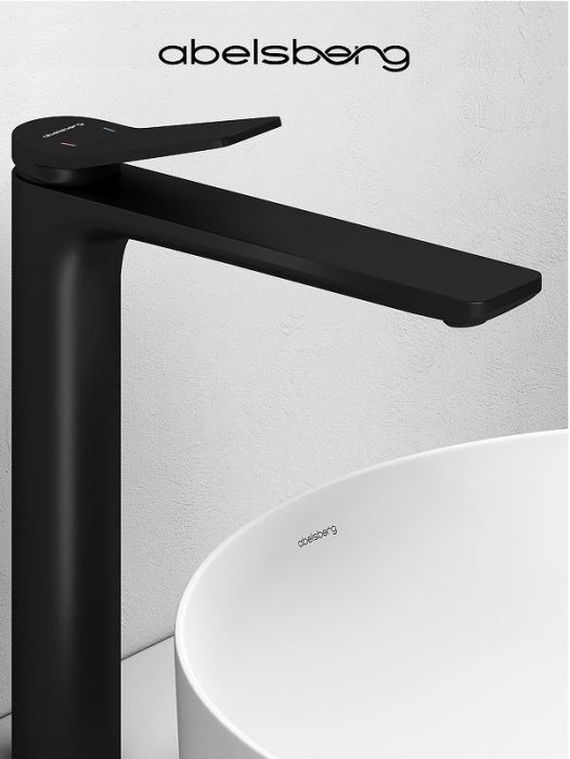 Смеситель для раковины Abelsberg Intensa EGF23521MB цвет Вулканический черный