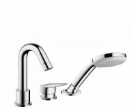 Hansgrohe Logis, Смеситель на борт ванны, на 3 отверстия, Цвет: хром