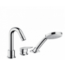 Hansgrohe Logis, Смеситель на борт ванны, на 3 отверстия, Цвет: хром