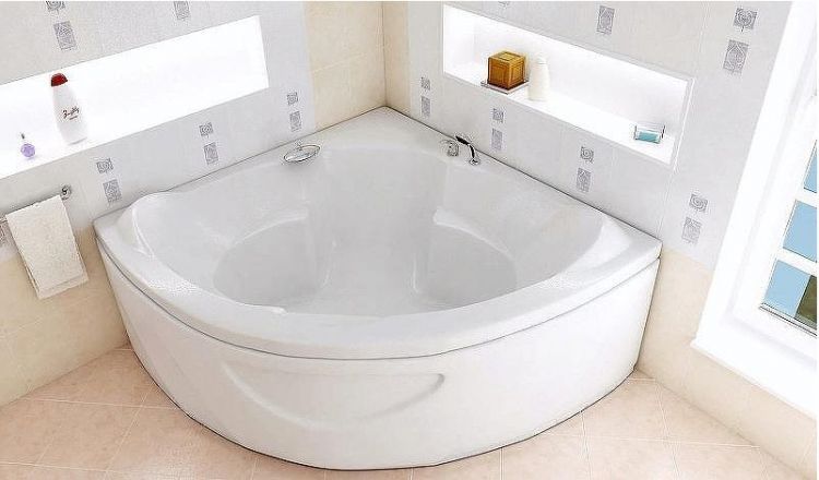 Акриловая ванна BellSan Селена 153x153 4627171531452 с гидромассажем