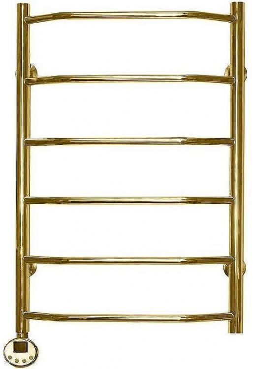 Электрический полотенцесушитель Domoterm Лаура П6 600x800 EL Золото