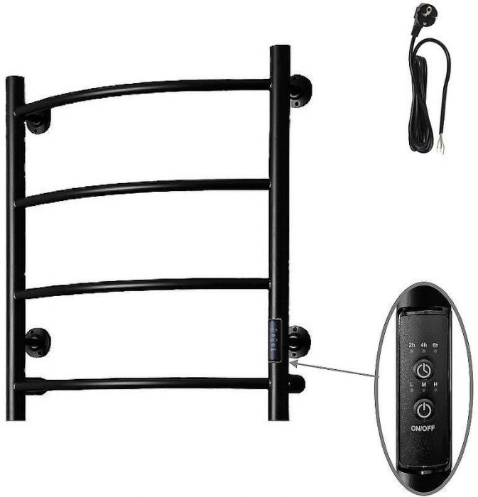 Электрический полотенцесушитель Тругор Пэк сп 5 60х40 Черный