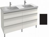 Тумба под раковину Jacob Delafon Odeon Up 136 см EB996-M61, черный матовый