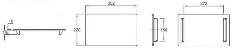 Полка Jacob Delafon Terrace E4916-P6 Полка Jacob Delafon Terrace E4916-P6