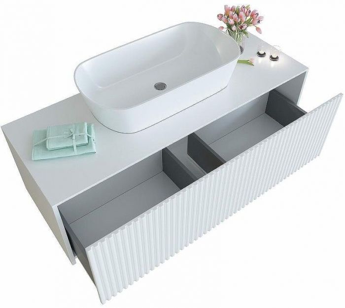 Тумба c раковиной SanVit Рольф 1 100 krolf1100 подвесная Белая