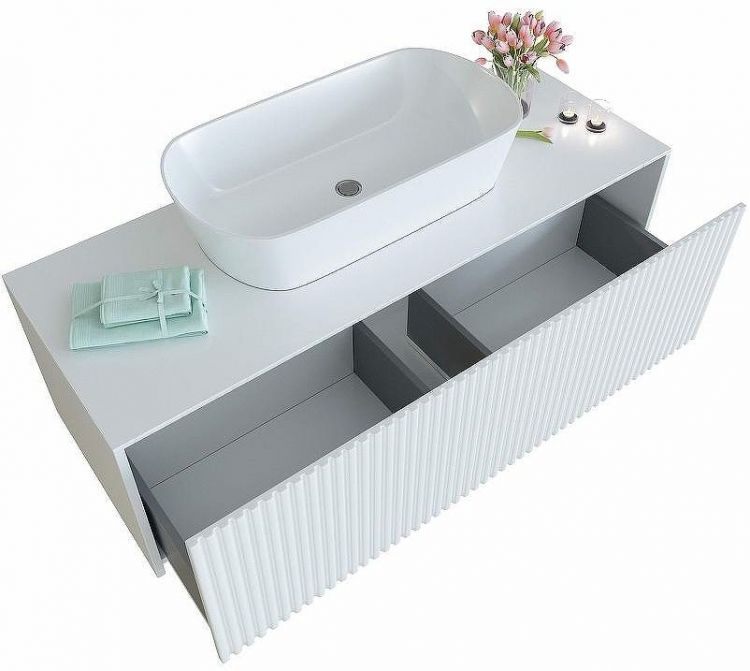 Тумба c раковиной SanVit Рольф 1 100 krolf1100 подвесная Белая