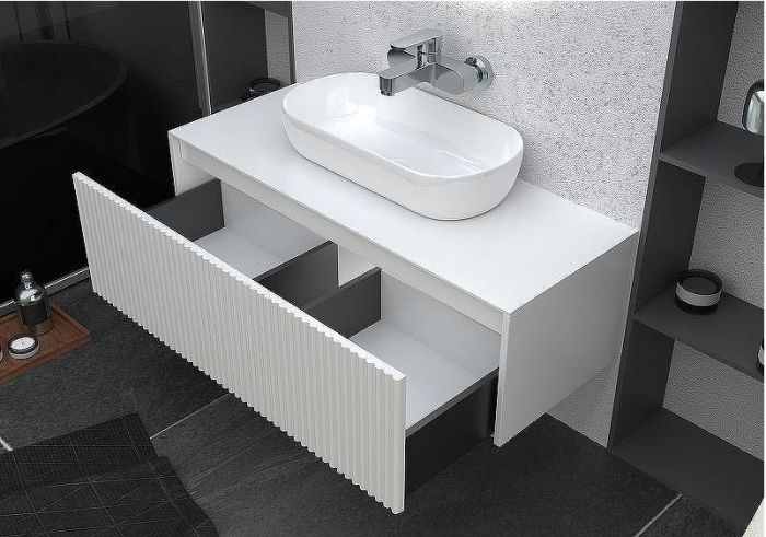 Тумба c раковиной SanVit Рольф 1 100 krolf1100 подвесная Белая