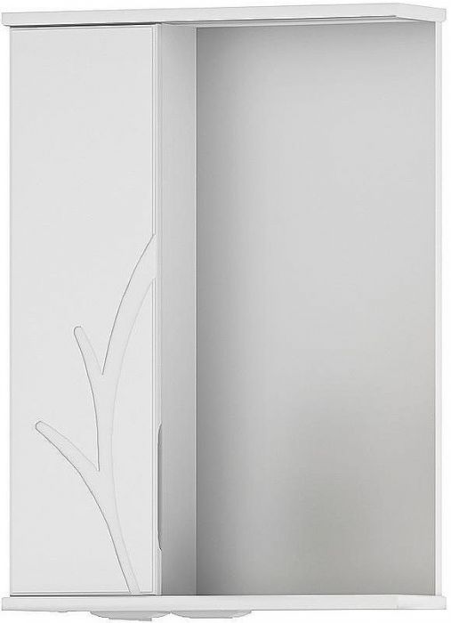 Зеркало со шкафом Volna Adel 50 L zsADEL50.L-01 с подсветкой Белое