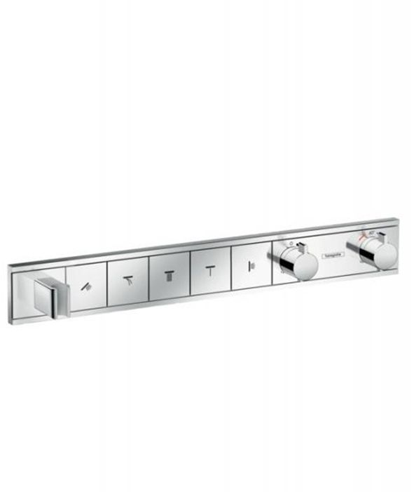 Hansgrohe RainSelect Смеситель для душа, термостатический, 5 источника, СМ, внешняя часть, цвет: хром
