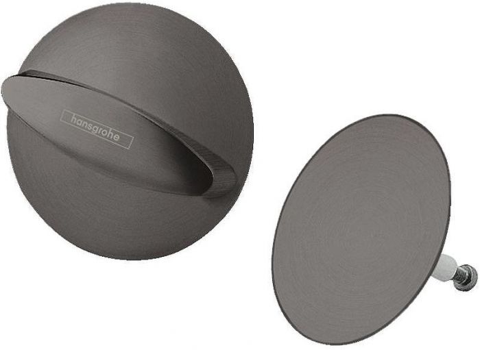 Накладки для слив-перелива Hansgrohe Flexaplus 58185340 Шлифованный черный хром