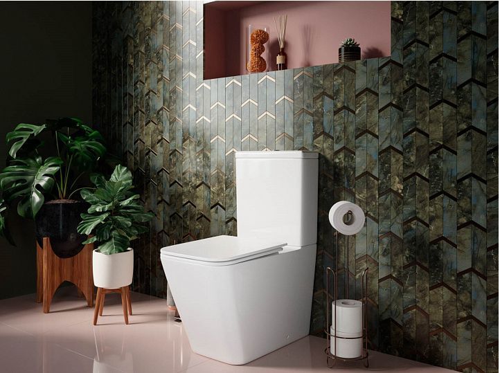 Унитаз CERAMICANOVA Cubic напольный пристенный CN1803 Унитаз CERAMICANOVA Cubic напольный пристенный CN1803