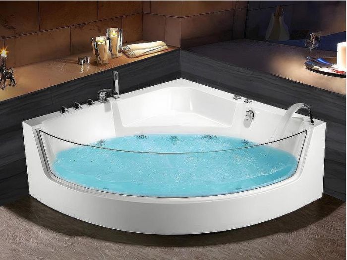 Акриловая ванна Ceruttispa С-401А 150x150 10353 с гидромассажем