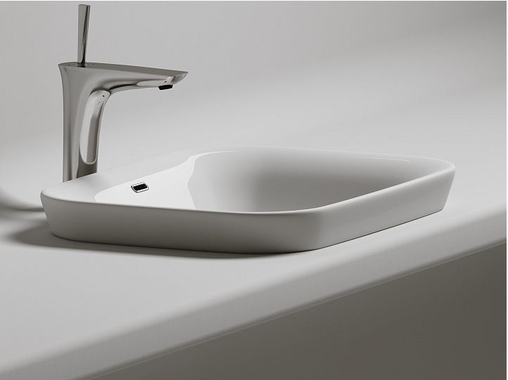 Умывальник CERAMICANOVA Element прямоугольный встраиваемый сверху в столешницу CN6041