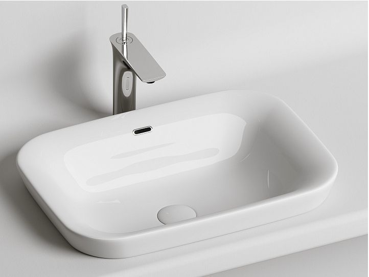 Умывальник CERAMICANOVA Element прямоугольный встраиваемый сверху в столешницу CN6041
