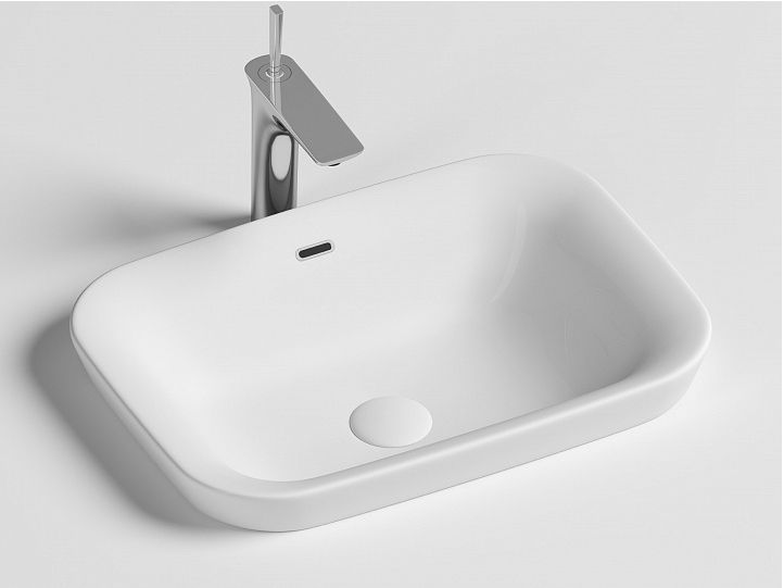 Умывальник CERAMICANOVA Element прямоугольный встраиваемый сверху в столешницу CN6041