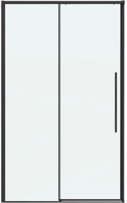 Душевая дверь Grossman Galaxy 110 100.K33.01.110.21.00 профиль Черный матовый стекло прозрачное