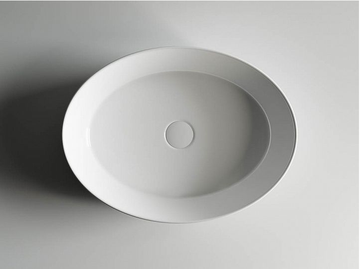 Умывальник CERAMICANOVA Element чаша накладная овальная 550x400x140 мм CN5002