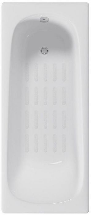 Чугунная ванна Delice Continental 180х80 DLR230627-AS без отверстий под ручки с антискользящим покрытием