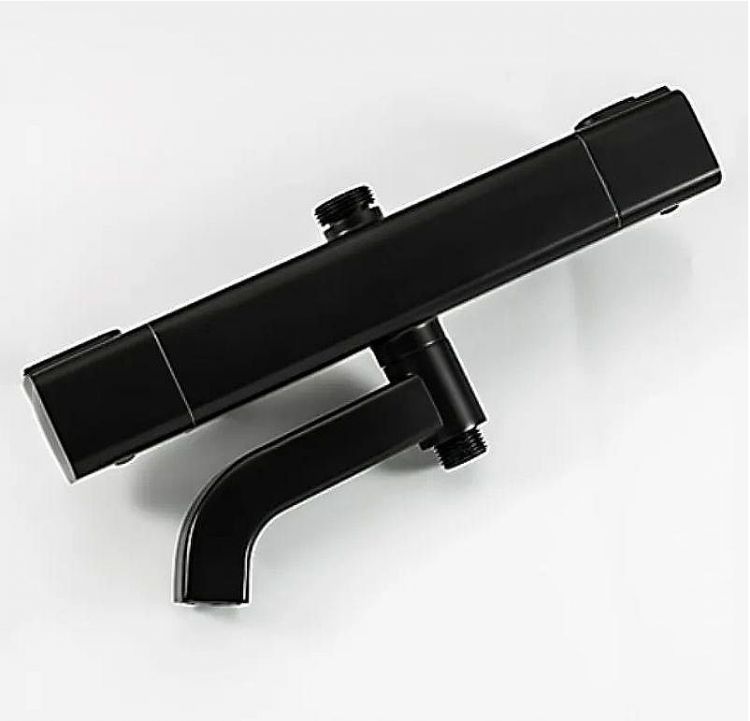 Душевая система Gappo G2491-6 с термостатом Черная матовая