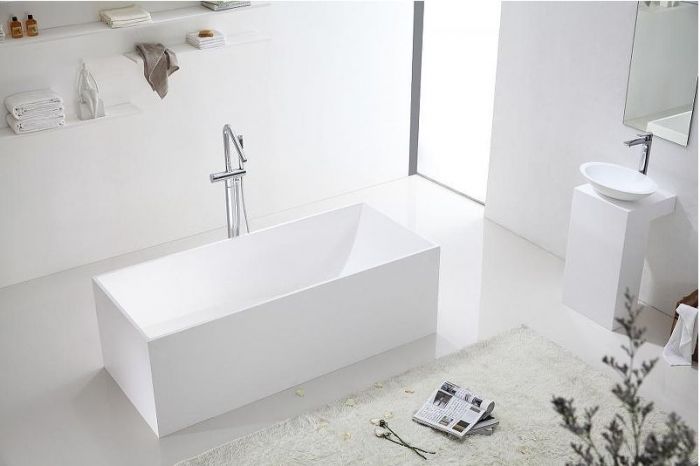 Ванна из искусственного камня Abber Stein 180x76 AS9642-1.8 без гидромассажа